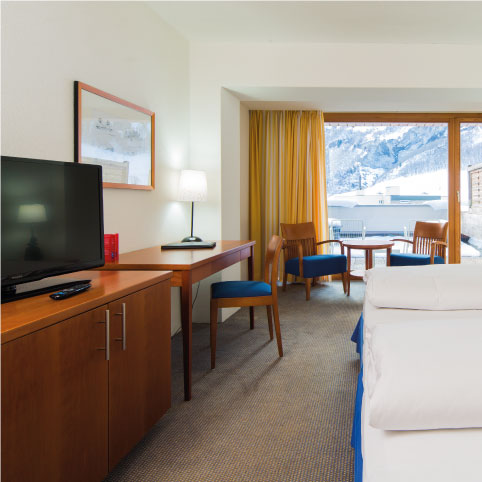 1 Night in a double room south side with balcony including breakfast 